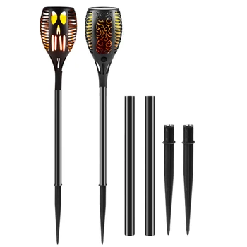 

12/33/51/72/96 LED solar flame light IP65 waterproof dancing flame outdoor solar light outdoor garden waterproof torch