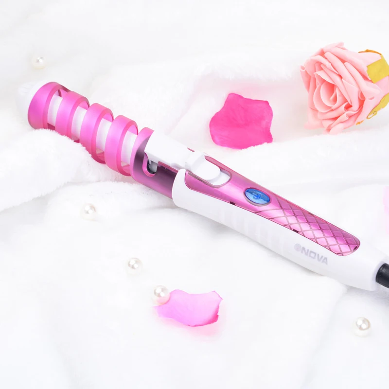 

Electric Magic Hair Styling Tool Pro Spiral Curling Iron Rizador De Pelo Hair Curler Roller Wand Curl Styler Eu Plug