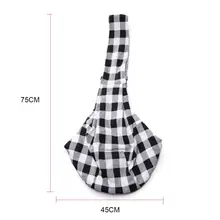 Пряжка регулировки сумка для питомца камуфляж плед стиль простой дизайн кошка собака Портативная сумка на плечо дорожная сумка для переноски домашних животных 517D