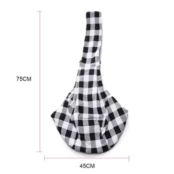 

Buckle Adjustment Pet Bag Camouflage Plaid Style Simple Design Cat Dog Portable Shoulder Bag Travel Pet Carrying Tools 517D