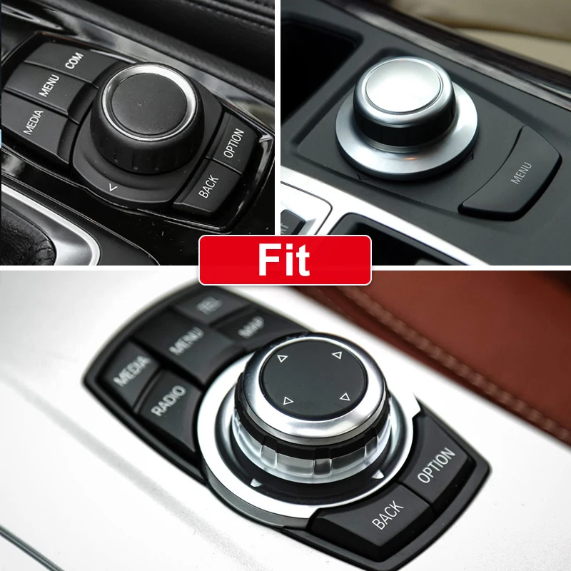 Original Car Multimedia Buttons Cover iDrive Stickers for BMW 1 3 5 7 Series X1 X3 F25 X5 E70 X6 E71 F30 F10 F07 E90 F11 E92 F20