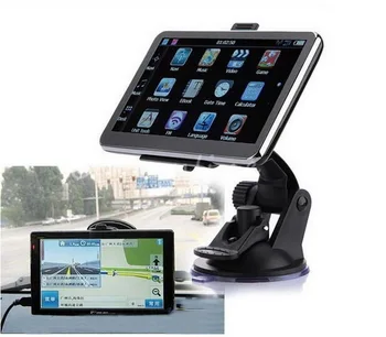 

20pcs 5 inch GPS without Bluetooth AV-IN 5\" car GPS with free map+built in 256mb 8gb
