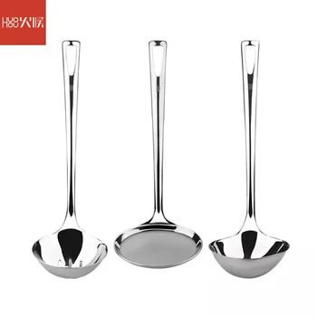 

Huohou Stainless Steel Spoon Smooth Feel Hot Disinfection Hot Pot Tool Suitable for Kitchen Home