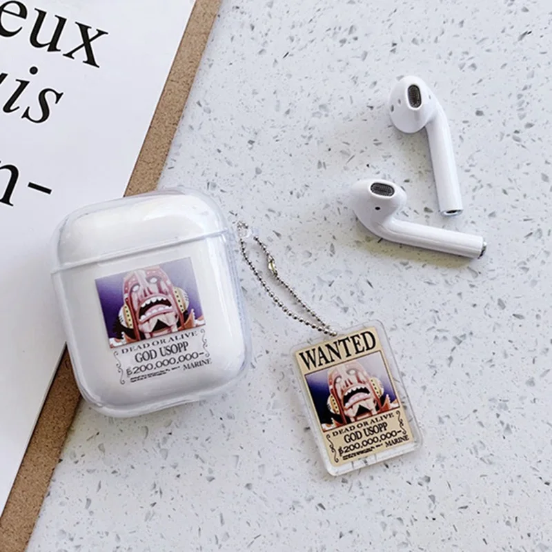Модный ПВХ японский аниме мультфильм чехол для гарнитура для airpods беспроводная Bluetooth гарнитура защитный рукав крышка аксессуары
