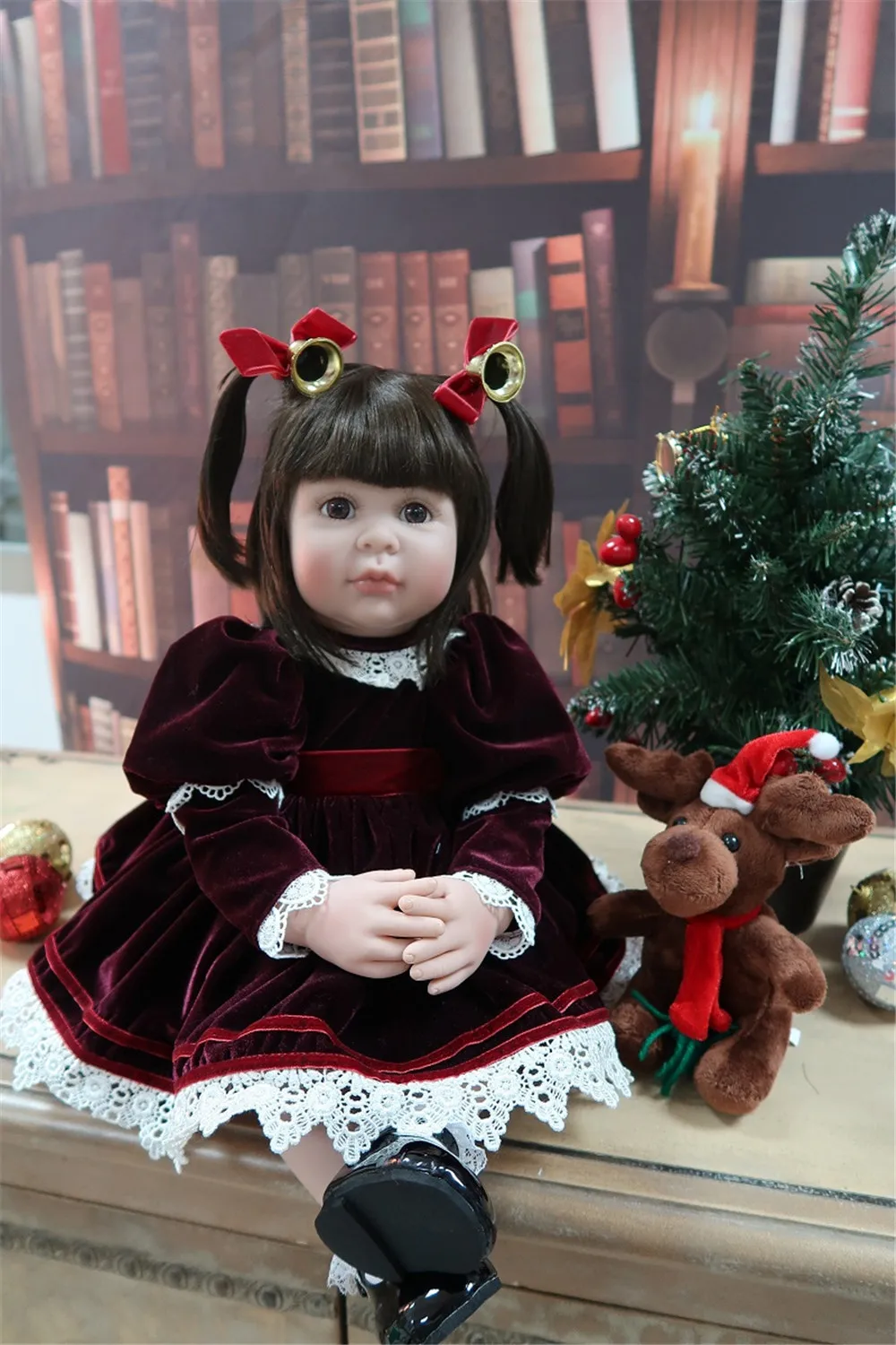 DollMai, Эксклюзивное предложение, куклы для новорожденных, 24 дюйма, 60 см, силиконовые виниловые куклы для новорожденных, благородная принцесса, для малышей