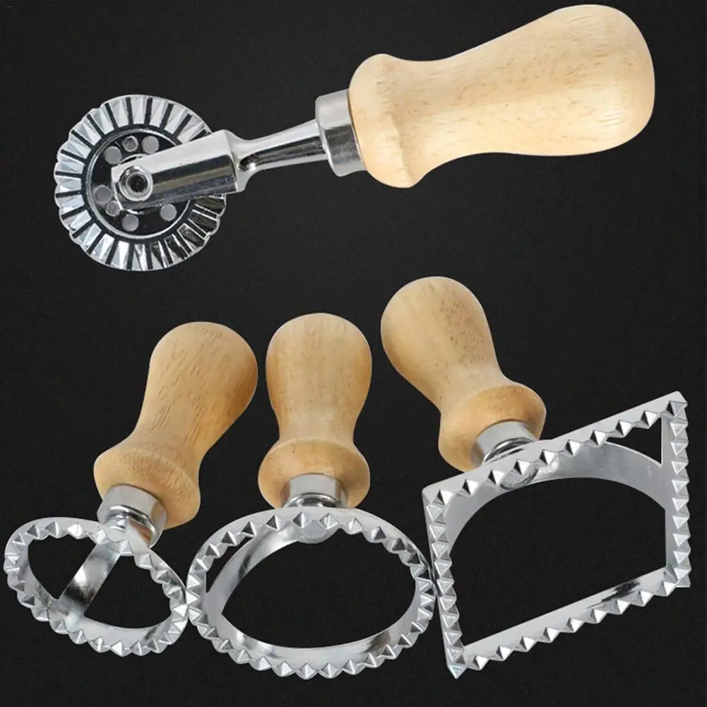 

Snack Pastry Dumplings Cake Mould Ravioli Stamp Set Cutting Cake Kitchen Pasta Mould Tools
