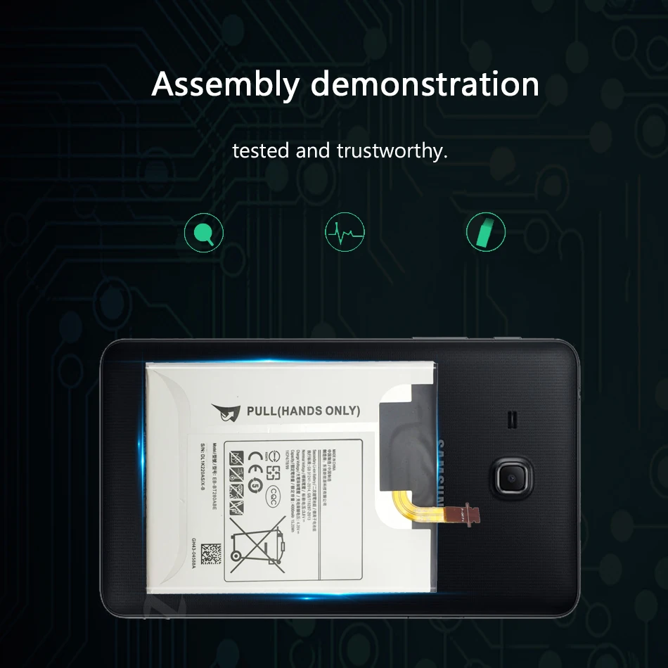 KiKiss высококачественный планшет Батарея для Samsung Galaxy Tab A 7,0 T280 T285 EB-BT280ABE 4000 мА-ч