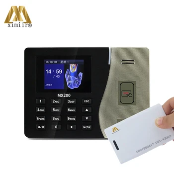 

Linux System ZK New Arrival MX200 Card Time Attendance With 125KHz RFID Card Time Clock Office Time Terminal