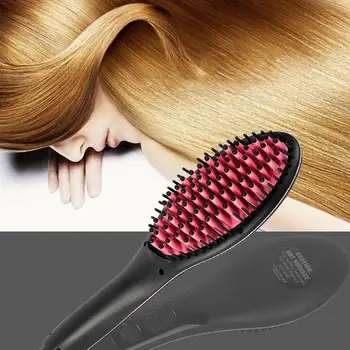 

Hair Brush Fast Hair Straightener Comb Hair Electric Care Irons Tools Brush Styling Comb Comb Straight Auto Brush Hair Hair H0E3