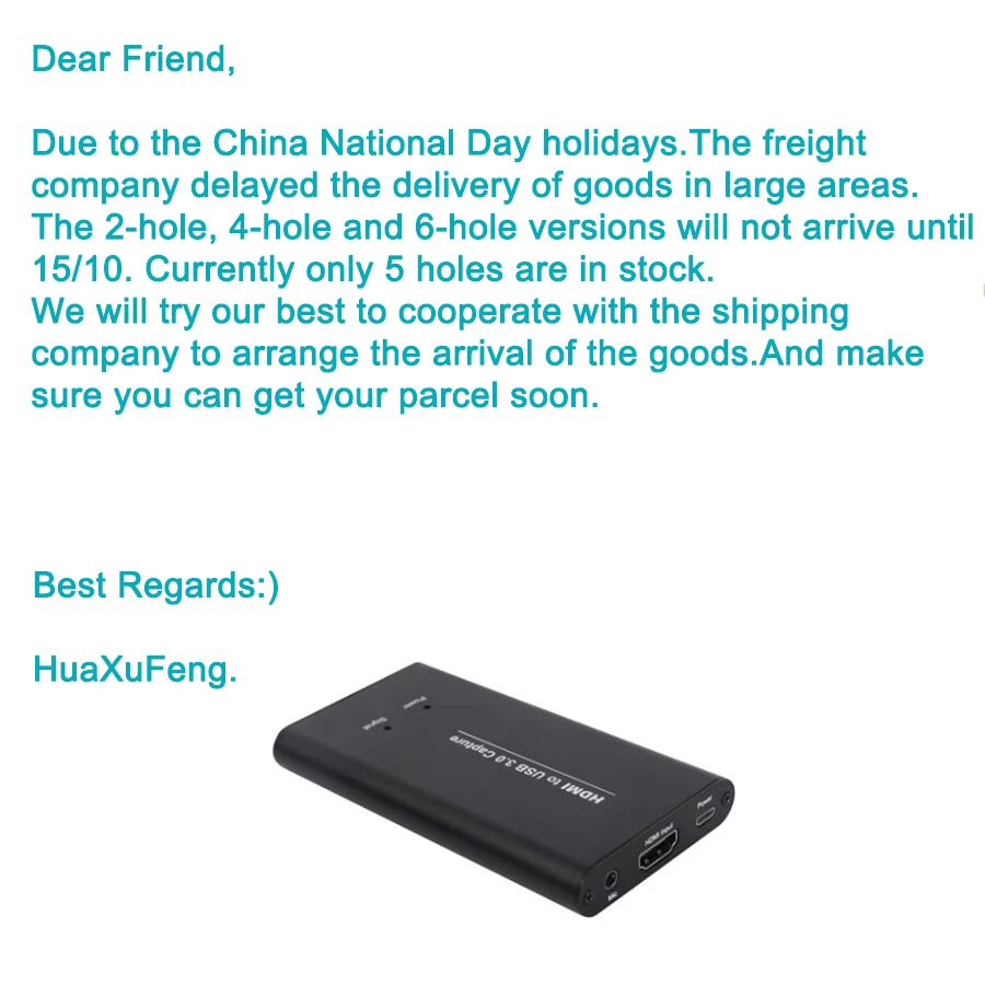  KuWFi 4K Video Capture USB3.0 HDMI to USB Video Capture Card Dongle Game Streaming Live Stream Broa