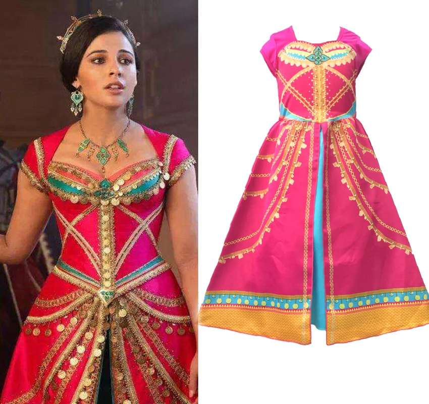 vestido princesa jasmine aladdin