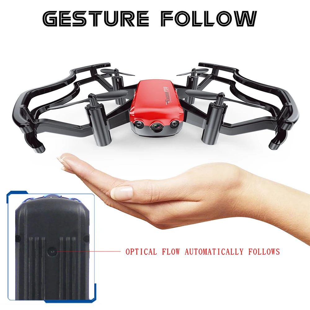 

RC Helicopters F31G gesture 720P induction light flow follower drone WiFi HD Transmission Camera APP remote control aircraft