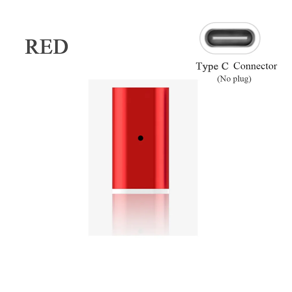 Модный адаптер для телефона TYPE C USB Micro USB Магнитный адаптер для зарядного устройства Магнитный адаптер для зарядки Дата-кабель - Цвет: Red Type C Adapter