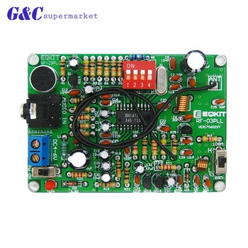 

87-108MHz FM Frequency Modulation Wireless Microphone Module DIY FM Transmitter Board Parts Stereo FM Transmitter Module DC 4-6V