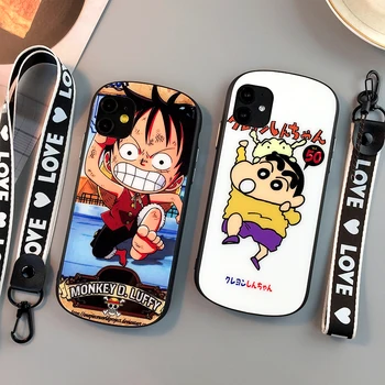 

For iPhone11pro XS MAX/ XR 8 7 6s glass back cover + tempered glass front film for iPhone 8 plus 7plus 6plus case lufei strap