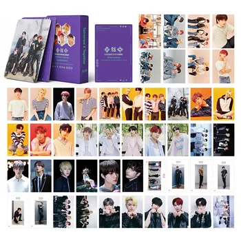 

54Pcs/Set Kpop TXT Album Photo Card Lomo Cards Postcards Decoration Self Made Photo Cards Decoration Supplies Fans Gifts