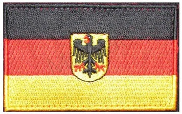 Вышивка POLIZEI полицейский Каратель ПВХ немецкий y Deutschland Орел Немецкий флаг боевой патч тактические аппликации эмблема значок - Цвет: As picture 12