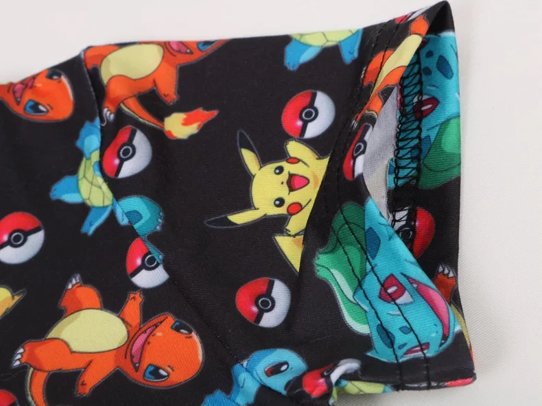 Children Pajamas Boy's Cotton Nightwear Pokemon Cartoon Loungewear Kids Boys Anime Homewear Autumn Sleepwear for Little Boys