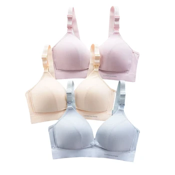 

Maternity Nursing Bra 2020 Summer Breast-Feeding Bra Underwear Seamless Front Closure Bras