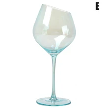 Голубой конический красный бокал для вина Кубок Большой большой живот шампанское красное вино стеклянная чашка LBShipping