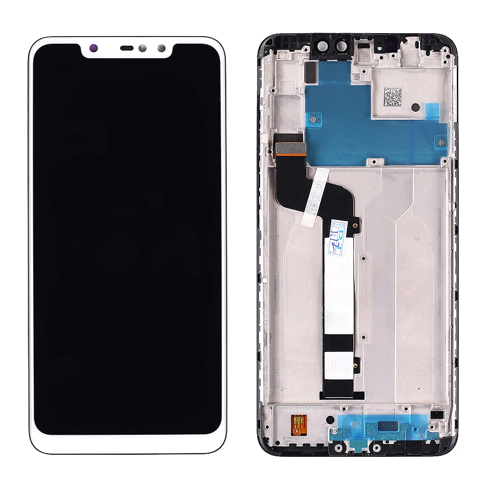 Протестированный ЖК-дисплей с рамкой для Red mi Note 6 Pro, ЖК-дисплей, дигитайзер, сенсорный экран, сенсорная панель, сборка для mi Note6 Pro lcd