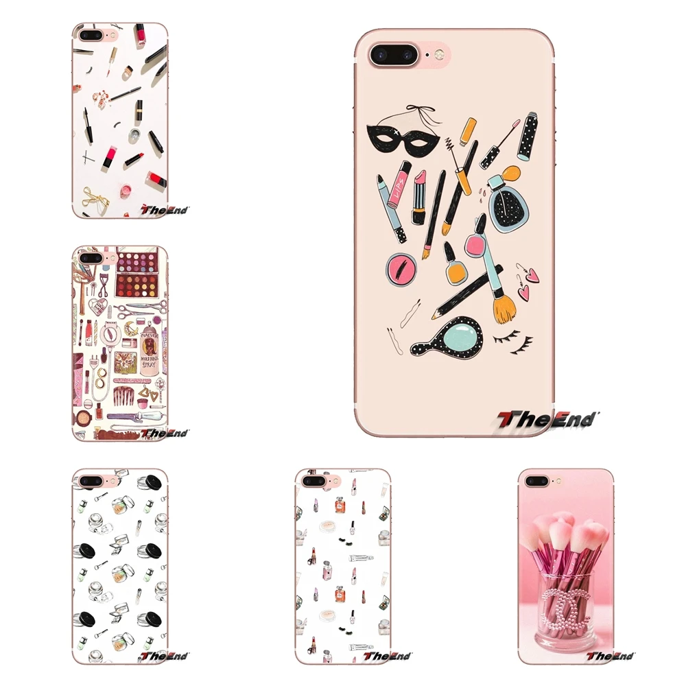 Прозрачный мягкий чехол Чехлы для девочек в розовом цвете косметический продукт