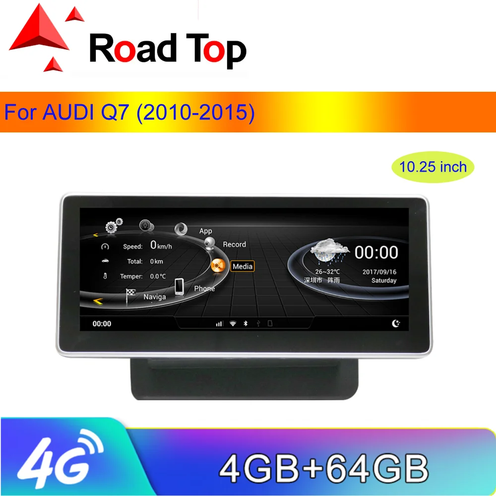 10 25 &quotAndroid Сенсорный экран для Audi Q7 2010-2015 с WIFI gps-навигация радио стерео