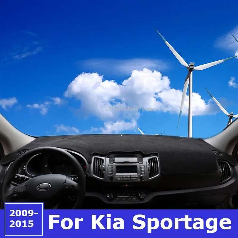 Чехлы на приборную панель автомобиля для Kia Sportage 3 2010 2011 2012 2013 2014 2015 | Автомобили и