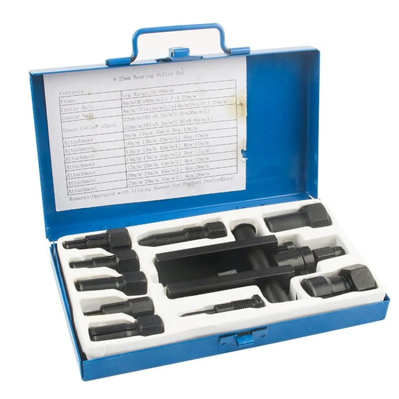 Two Claw Motorcycle Inner Bearing Puller Kit Hand Tool Set Inner