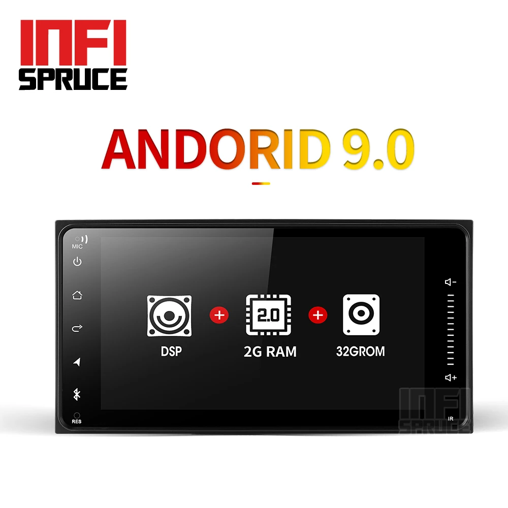 32G DSP android 9 0 автомобильный dvd для Toyota Terios Старый Corolla Camry Prado RAV4 Универсальный радио