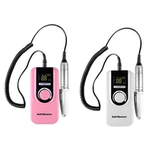 ABVP 25 Вт Многофункциональный 35000 об/мин перезаряжаемый портативный электрический сверлильный станок для ногтей Маникюрный педикюрный набор Инструменты для ногтей