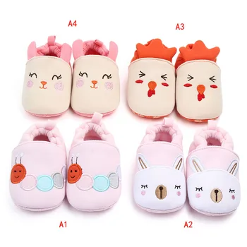 

Autumn Baby Cotton Prewalker Soft Bottom Anti Slip baby shoes Infant Toddler Cartoon Shoes Christmas Soft Sole Anti-slip Sneaker