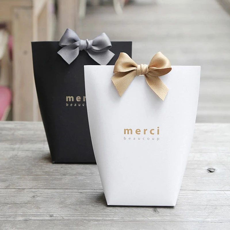 5 шт. высококлассная бронзовая коробка конфет &quotMerci" французская спасибо