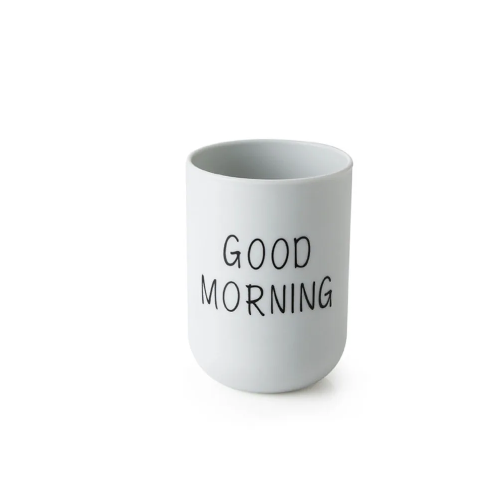 Очки для воды простая Скандинавская ветрозащитная чашка с надписью Good Morning