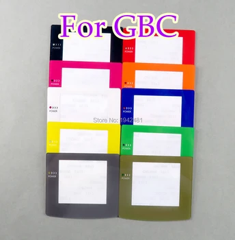 

1PCS High quality Plastic Colors Screens for Gameboy Color GBC Repair Accessories Lens Cover for GBC Console