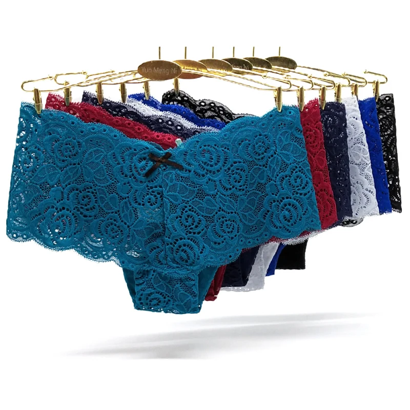 3 шт./Лот сексуальные трусики нижнее белье женские кружевные бесшовные женское