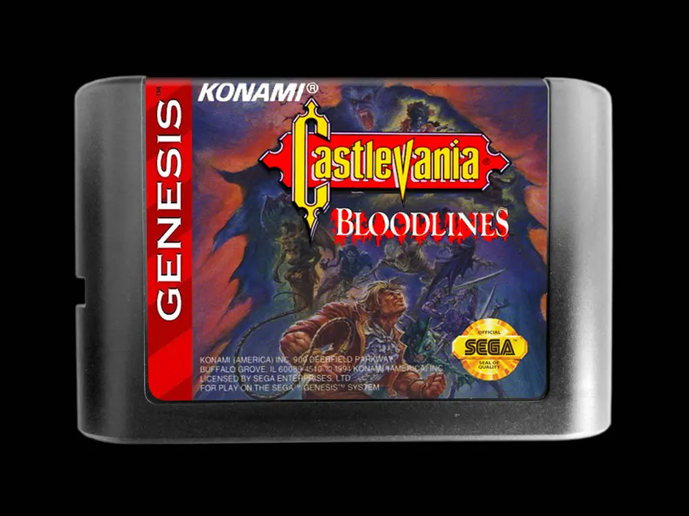 Игра Genesis: Castlevania Bloody lines (Американская версия! Английский язык!) | Электроника