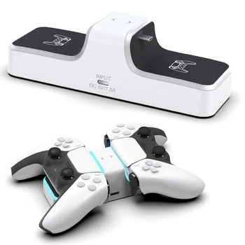 

Dual Type C Fast Charging for Sony Playstation 5 Gamepads Controller Type C Charging Station Dock for PS5 Controller