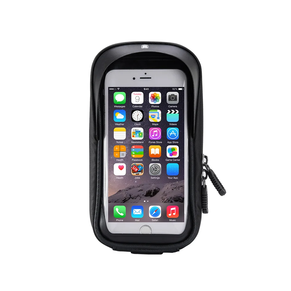 

Bicycle Bag Saddle Bag with Mobile Phone Bracket Bag Navigation Bicycle Riding Equipment Universal for Front Handle