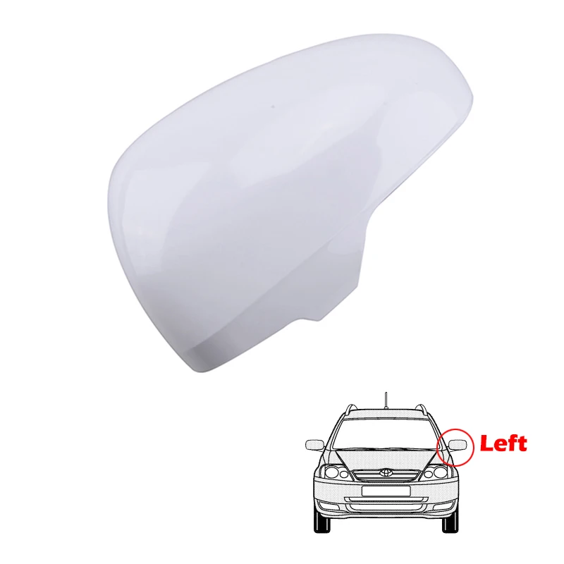 Wing Side Mirror Cover Rearview Mirrors Cap Fit For TOYOTA Prius Plus 2011-2020 Prius 2009-2012 Mark X 2009-2012 hood bug deflector Exterior Parts