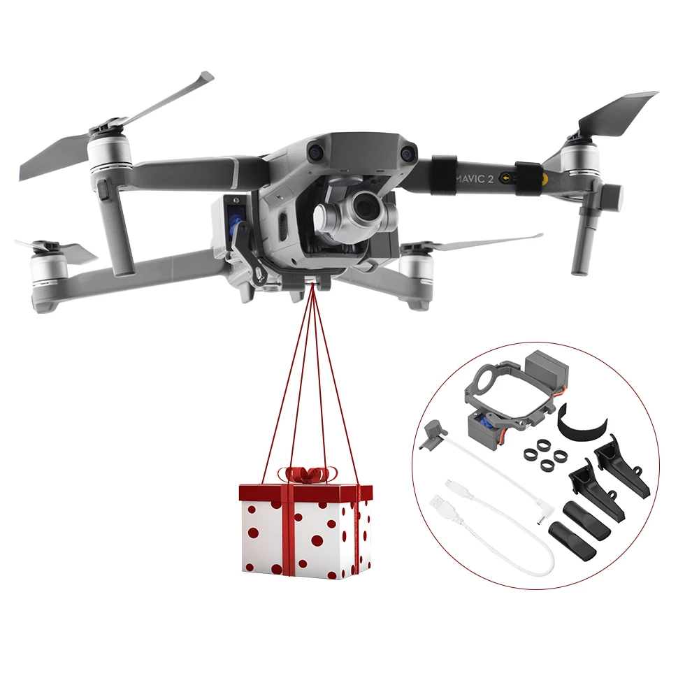 1 Набор, профессиональное Свадебное предложение, устройство для доставки, Диспенсер, Дрон, транспортировка, подарок для DJI Mavic 2 Pro Zoom Drone