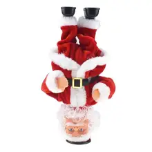 Christmas Baby Kids Vocal Toys Funny Electric Santa Claus Inverted Rotary Stunt Doll Music Toy Xmas Decor for Children Christmas