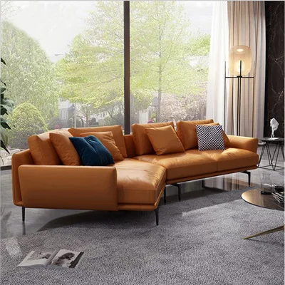 Modern simple Italian sofa corner living room furniture set | Мебель