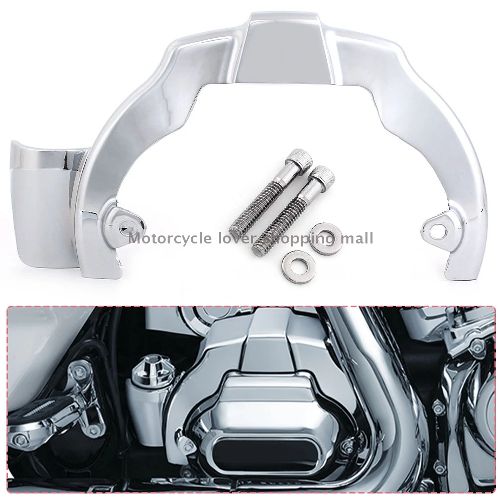Chrome Motorcycle Transmission Shroud Covers For Harley Touring Electra