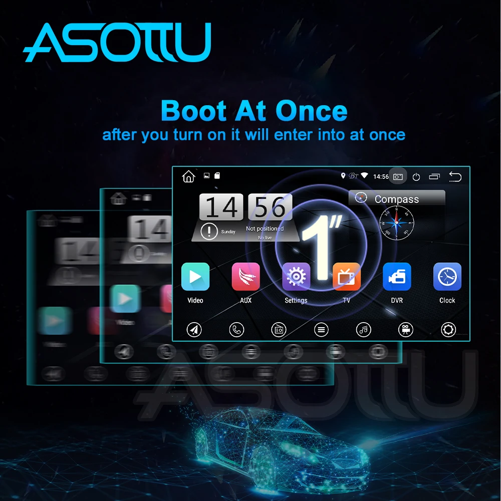 Asottu TO301 Android 9 0 PX30 автомобильный мультимедиаплеер для toyota rav4 2007 2008 2009 2010 2011