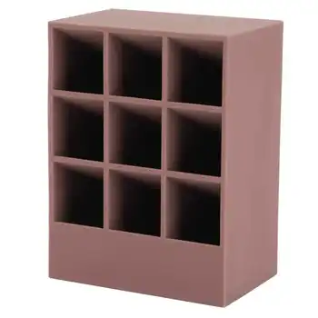 

Lipstick Makeup Storage Organizer 9 Slot Display Size of Storage Compartment Can Be Adjusted for Home Office Girls Women