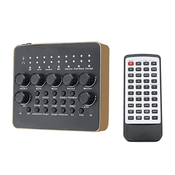 

Universal Live Sound Card Microphone Set Device External Recording Singing for Mobile Phone o Live Broadcast