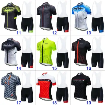 

Short Sleeve Cycling Jersey Bib Short Bicycle Shirt Bike Clothing MTB Sports Wear Team Pro Dry Road Ride Gel Pad Top Jacket Coat