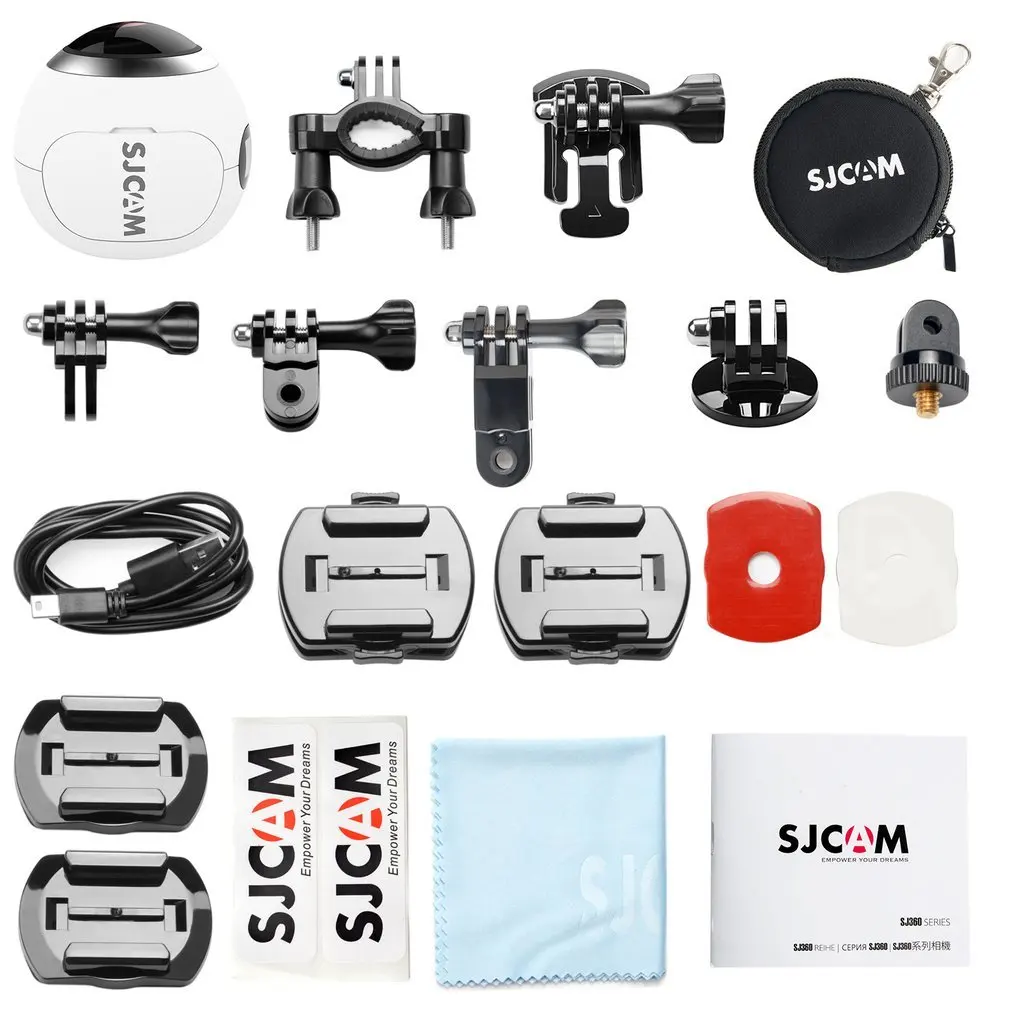 

SJCAM SJ360 Panoramic Motion Camera 360 Degree VR Camera Special Sport Diving Camera Aerial Photography Bicycle Camera
