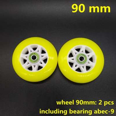 Колеса скутера 100*24 мм 2 шт./лот подшипники ABEC-9 110 мм - Цвет: 90mm 2 pcs